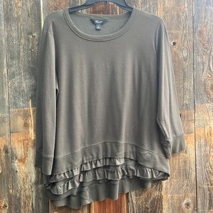 Army green sweatshirt